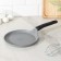 Pancake pan, d = 20 cm, plastic handle, anti -stick coating, light marble color