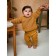 Pants Knitted children's amrobaby pure love comfy, height 92, mustard color