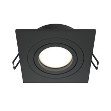 The built-in lamp Technical DL024-2-01B, 1x50W, 9.2x9.2x2.5 cm, GU10, Black Color Black