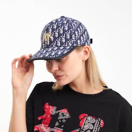 Baseball cap, gray/dark blue color, size 56-58-2