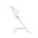 ST LUCE bedside lamp. SL305.504.01. SPRUZZO. 1x60 W, E27, 38x53 cm, white color