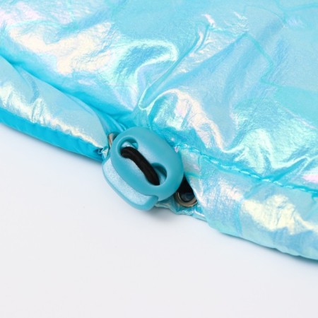 Dog jacket two -sided with a weight, size 16 (ds 36 cm, og 46 cm, ok 35 cm), blue-9