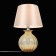 ST LUCE bedside lamp. SL968.904.01. Ampolla. 1x60 W, E27, 35x35x54 cm, chromium color, amber