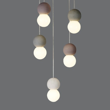 Suspended chandelier Mantra Galaxia, E27, 6x20W, 210 mm, white color-2
