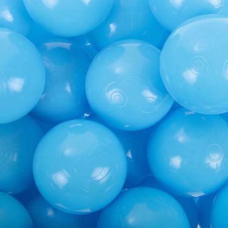 Balls for a dry pool with a pattern, ball diameter 7.5 cm, set 500 pieces, blue color-5