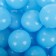 Balls for a dry pool with a pattern, ball diameter 7.5 cm, set 500 pieces, blue color