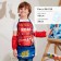 Apron with overshrower children's "Cars", 49x39 cm