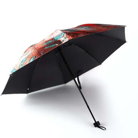 Mechanical “Fauna” umbrella, Eponge, 4 additions, 8 knitting needles, r = 48 cm, color mix-2