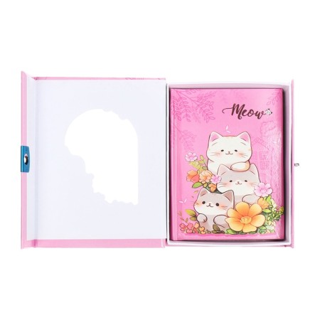 Gift notebook, 45 sheets, line, on the castle of the cats (16.3x12.7cm)-8