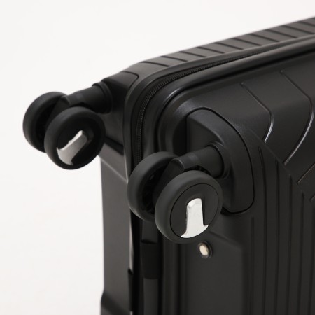 Small suitcase 20 ", lightning department, code castle, 4 wheels, black color-6