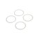 Silicone gasket Masterprof ID.030065, for cork and adapter radiator 1 ", 4 pcs.