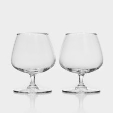 A set of glass glasses for CHARANTE cognac, 430 ml, 2 pcs