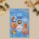 Paper stickers "dragon", for gifts, 14 x 21 cm, new year