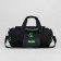 Sports bag with lightning, 2 outer pockets, black color