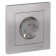 SETLASDESIGN outlet, 16 A, with curtains, assembly, with salary, aluminum color
