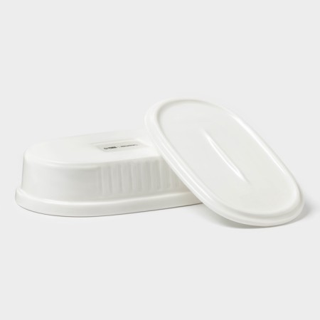 Magistro, 17.5 × 11 × 4 cm, with a lid, porcelain, white-3