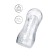 Masturbator A-TOYS JELF, ABS plastic, transparent, 18.5 cm