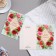 Postcard "100 wishes in the anniversary!" glitter, roses, rhombus, a4