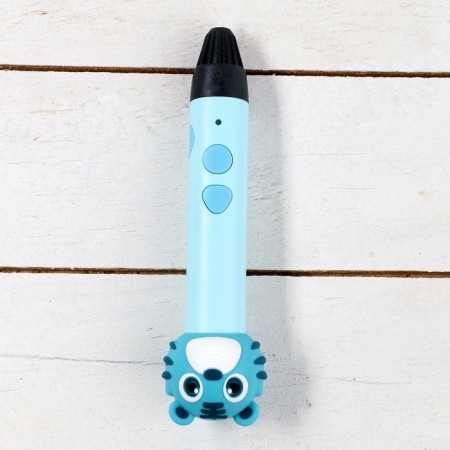 3D handle of tigernok, work with plastic PLA, USB power cable, blue-3