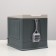 Closed toilet 45 x 34 x 39 cm, gray