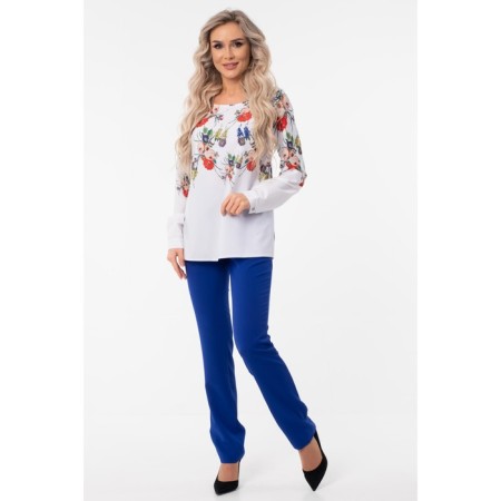 Female blouse, size 44, white color-2