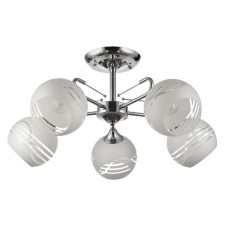 Chandelier 1107/5cr E27 40W chrome 54x54x24 cm Bayerlux