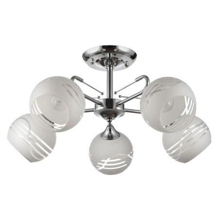 Chandelier 1107/5cr E27 40W chrome 54x54x24 cm Bayerlux
