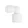 Mic-018, 1/4 "x 1/2" adapter, corner, tsang/thread, for a filter tube, plastic