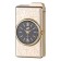 Gas lighter with clock, piezo, flame adjustment, 2 x 3.7 x 6.8 cm