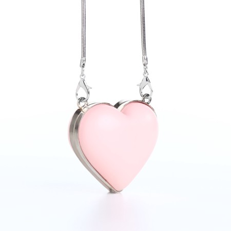 Female bag on a magnet, pink color-4