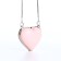 Female bag on a magnet, pink color