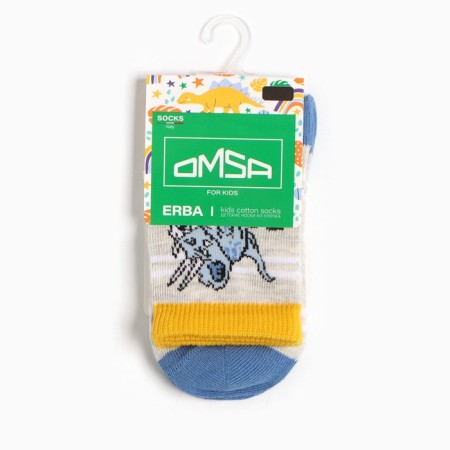 Children's socks, color gray melange, size 14-16 (23-26)-3