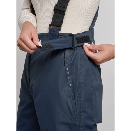 Semi-combinezone ski insulated female winter, size 46, dark blue color-11