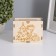 New Year's piggy bank "Snake at the Christmas tree" 13x10x5 cm