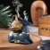Kurilnitsa for incense powder and cones "deer", blue, 12.5x11.5 cm