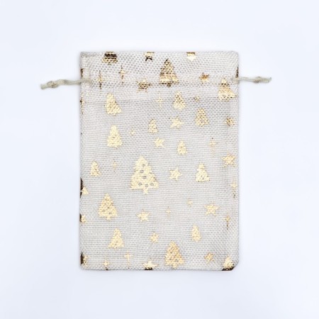 Gift bag from the Herringbone canvases, 13 x 18 cm-1