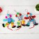 Souvenir-dodgunchik "Clown in a colored shirt", Mix color