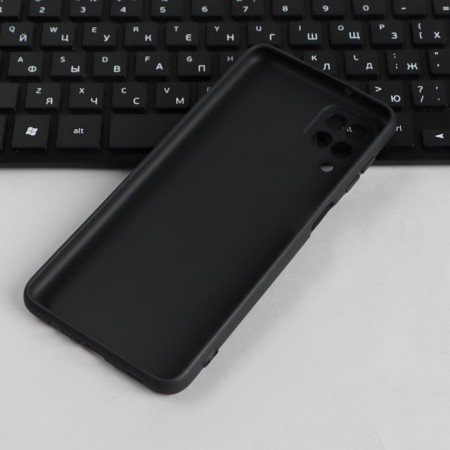 Pero cover for Samsung A12, silicone, black-2