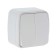 Switch Union "Electra", 10 A, 2 keys, external, white