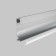 Aluminum profile plinth with backlight LED Strip Alm-5314-S-2M, 200x5.3x1.38 cm, silver color