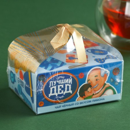 Black tea "Best Grandfather" Taste: Lemon, 50 g.-5