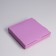 Self -charged box, with a window, lilac, 19 x 19 x 3 cm