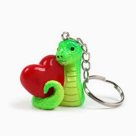 New Year's keychain for keys, voluminous "New Year: New Year Mix" New Year: 5 pcs-13
