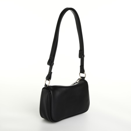 Bag Women's Cross-Bodi with a zipper, black color-2