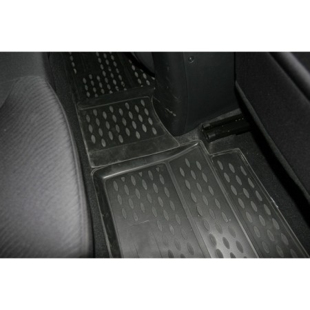 Rugs in the salon Hyundai Solaris, 2010-2014, 4 pcs. (polyurethane)-5