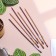 Set of candles in the cake, 6 pieces "Happy", 17 cm, gold with metallic