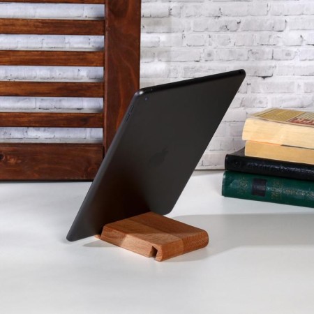 Top for phone and tablet, beech 13x8 cm-3