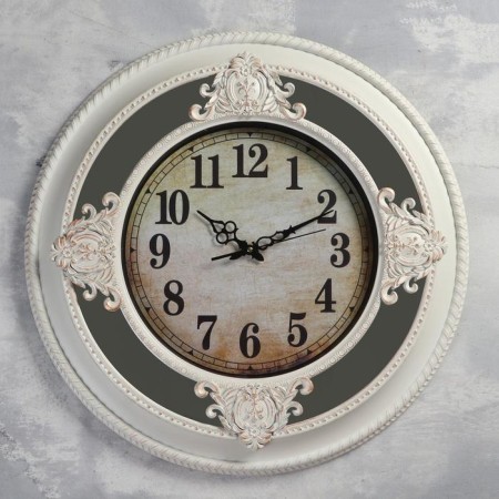 Wall clock, series: interior, "Difen", smooth move, D-62 cm