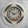 Wall clock, series: interior, "Difen", smooth move, D-62 cm