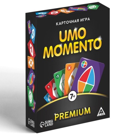 Card game and attention “Umo Momento. Premium ", 70 cards, 7+-3